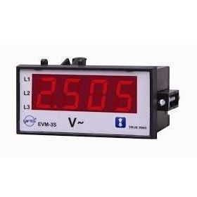Entes EVM-3C-48 48x96 mm Alarm Kontaklı Voltmetre