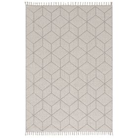Enti Halı 1407 Bukle Beyaz 80x300 cm Salon Halı