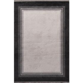 Enti Halı Miras 6816 Gri Modern Desenli Makine Halısı