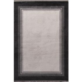 Enti Halı Miras 6816 Gri Modern Desenli Makine Halısı