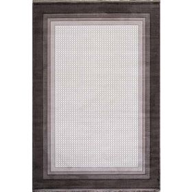 Enti Halı Miras 6817 Kahve Modern Desenli Makine Halısı