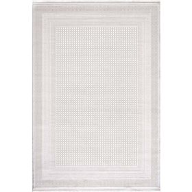 Enti Halı Miras 6818 Beyaz Modern Desenli Makine Halısı