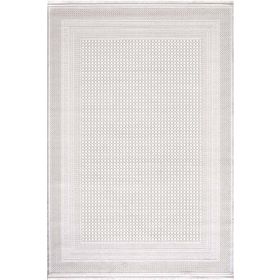 Enti Halı Miras 6818 Beyaz Modern Desenli Makine Halısı
