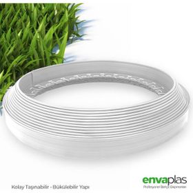 Envaplas Esnek Beyaz 1x25 m Pratik Çim Ayırıcı
