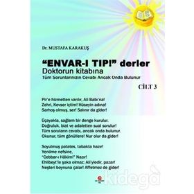 ''Envar-ı Tıp!'' Derler Doktorun Kitabına Cilt 3 - Mustafa Karakuş