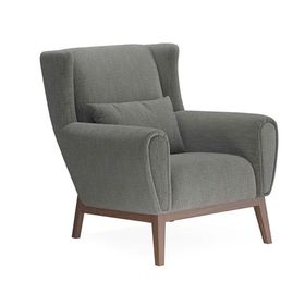 Enza Home 10906 Netha Keten Dokulu Gri Berjer