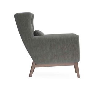 Enza Home 10906 Netha Keten Dokulu Gri Berjer