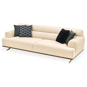 Enza Home 12503 Valdera Süet Dokulu Krem 3'lü Koltuk