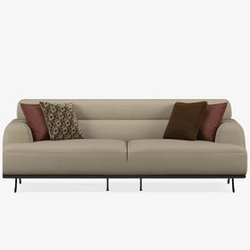 Enza Home 12505 Valdera Süet Dokulu Sütlü Kahve 2.5'lu Koltuk
