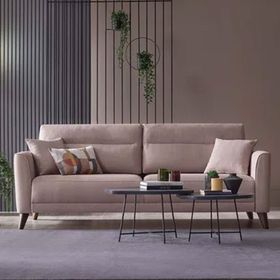 Enza Home 13003 Alto 2'li Kum Keten Dokulu Koltuk