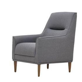 Enza Home 13009 Pavia Kadife Dokulu Gri Berjer