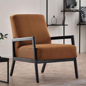 Enza Home 14004 Milos Kadife Dokulu Açık Kiremit Berjer