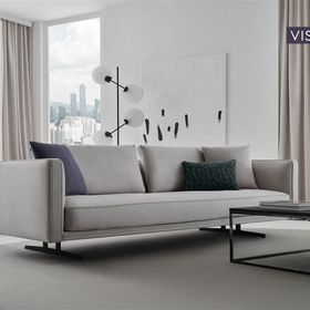 Enza Home 16405 Dakar Kadife Dokulu Açık Gri Üçlü Koltuk