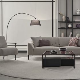 Enza Home 17601 Bej Berta 3 lü Yataklı Koltuk