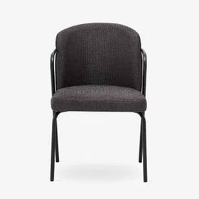 Enza Home 17602 Berta Şönil Kumaş Antrasit Sandalye