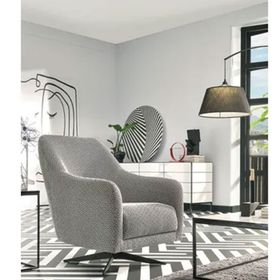 Enza Home 20501 Maison Döner Ayaklı Keten Dokulu