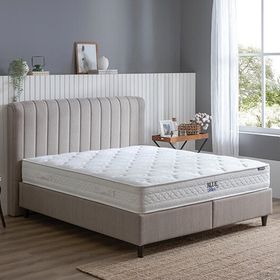 Enza Home 21601 Blue Star 140x190 cm Bej Yatak Baza Başlık