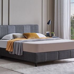 Enza Home 21608 Koyu Gri 90x190 cm Wool Sense Başlıklı Baza