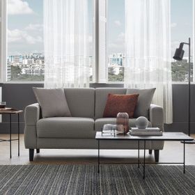 Enza Home Açık Gri Astera 2'li Koltuk