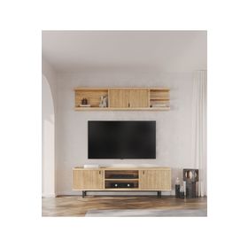 Enza Home Austin 250x45 cm Açık Meşe Mini TV Ünitesi