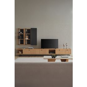 Enza Home Austin 350x45 cm Açık Meşe Maxi TV Ünitesi