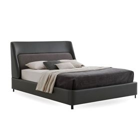 Enza Home Austin 40110 Gri-15202 Koyu Gri 160x200 cm Başlıklı Baza