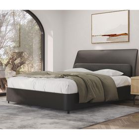 Enza Home Austin 40110 Gri-15202 Koyu Gri 180x200 cm Başlıklı Baza