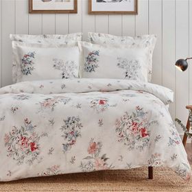 Enza Home Belisima Mavi Baskılı Floral Esinti Çift Kişilik Nevresim Seti