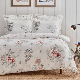 Enza Home Belisima Mavi Baskılı Floral Esinti Çift Kişilik Nevresim Seti