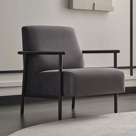 Enza Home Berta 14002 Gri Kadife Dokulu Berjer