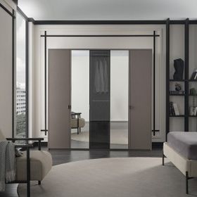 Enza Home Berta 5 Kapaklı Kahverengi Gardrop