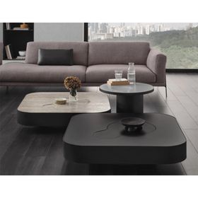 Enza Home Block 100x25 cm Siyah Orta Sehpa