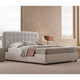 Enza Home Boston 15205 Krem 180x200 cm Başlıklı Baza