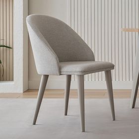 Enza Home Cante 14207 Krem Dokuma Kumaş Sandalye