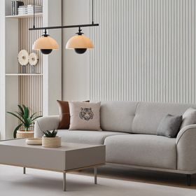 Enza Home Cante 14207 Krem Keten Dokulu 3'lü Yataklı Koltuk