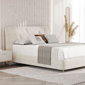 Enza Home Cante 57001 Krem 160x200 cm Başlıklı Baza