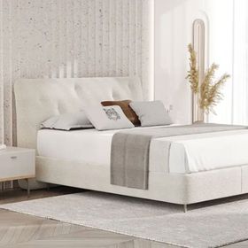 Enza Home Cante 57001 Krem 200x200 cm Başlıklı Baza