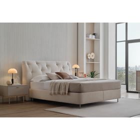 Enza Home Cante 71001 160x200 cm Bej Başlıklı Baza