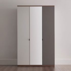 Enza Home Cordell 3 Kapaklı Beyaz Gardrop