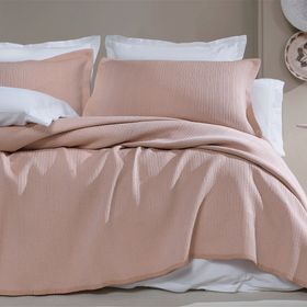 Enza Home Digna Tek Kişilik Pudra Yatak Örtüsü