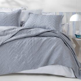 Enza Home ENZ1580695 Curly İndigo Çift Kişilik Yatak Örtüsü