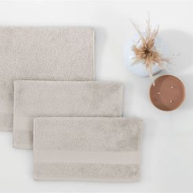 Enza Home Essentials Bej 30x50 cm Misafir Havlusu