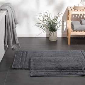 Enza Home Felicia 2'li 50x60 cm 60x100 cm Antrasit Banyo Paspas Seti