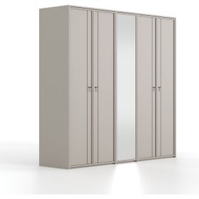 Enza Home Hera 5 Kapaklı Bej Gardrop