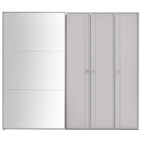 Enza Home Hera Sürgü Kapaklı 260 cm Bej Gardrop