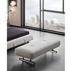 Enza Home Lagos Beyaz Ayakucu Puf