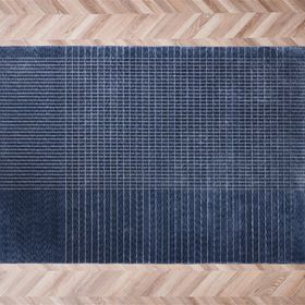 Enza Home Leam Mavi Gri 1.00x2.00 cm Polyester ve Viskon Halı
