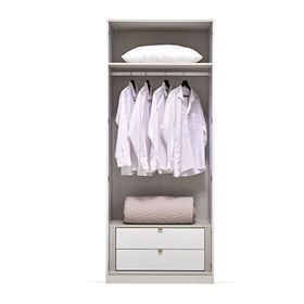 Enza Home Legato 2 Kapaklı Beyaz Gardrop