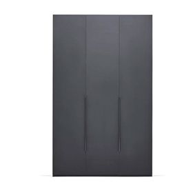 Enza Home Legato 3 Kapaklı Siyah Gardrop