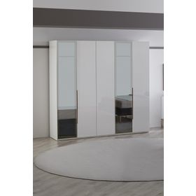 Enza Home Legato 5 Kapaklı Beyaz Gardrop